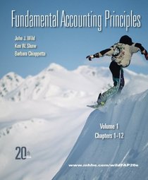 Fundamental Accounting Principles, Vol 1 (Chapters 1-12)