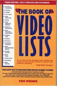 Book of Video Lists 1991, Third Edition, Fully Revised and Expanded