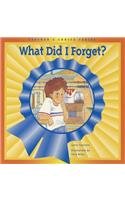 WHAT DID I FORGET? (DOMINIE TEACHER'S CHOICE)