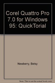 Corel Quattro Pro 7.0 for Windows 95: QuickTorial