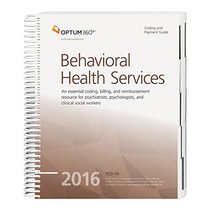 Coding and Payment Guide for Behavioral Health Services - 2016