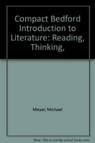 Compact Bedford Introduction to Literature 6e and Cd-rom Literactive