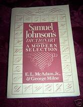 Samuel Johnson's dictionary: A modern selection