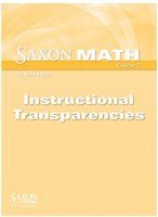 Instructional Transparencies for Saxon Math Course 3