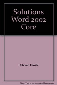 Solutions Word 2002 Core