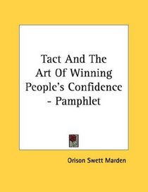 Tact And The Art Of Winning People's Confidence - Pamphlet
