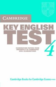 Cambridge Key English Test 4 Audio Cassette (KET Practice Tests)