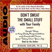 Dont Sweat The Small Stuff With Your Family Cd