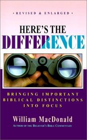 Here's the Difference: Bringing Important Biblical Distinction into Focus