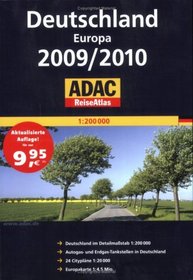 ADAC ReiseAtlas Deutschland Europa 2009/2010 1 : 200 000