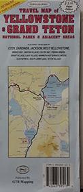 Yellowstone Area Recreational Map (USA City Maps - Wyoming)