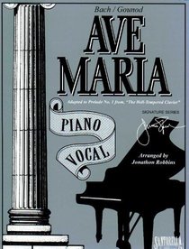 Ave Maria Piano Vocal  / Bach - Gounod Edition