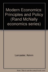 Modern Economics (Rand McNally economics series)