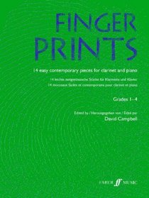 Fingerprints for Clarinet and Piano: Grade 1-4 (Faber Edition)