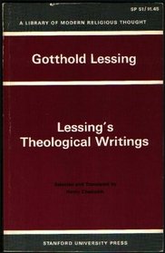 Lessing's Theological Writings: Selected in Translation (Library of Modern Religious Thought)