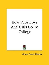 How Poor Boys and Girls Go to College