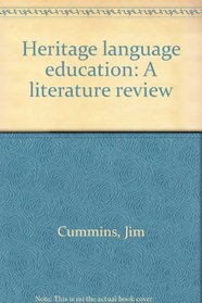 Heritage language education: A literature review
