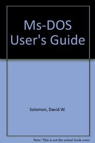 MS-DOS User's Guide