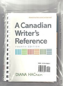 Canadian Writer's Reference 4e & Exercises