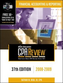 Bisk CPA Review: Financial Accounting & Reporting - 37th Edition 2008-2009 (Comprehensive CPA Exam Review Financial Accounting & Reporting) (Cpa Comprehensive ... and Reporting, Business Enterprises)