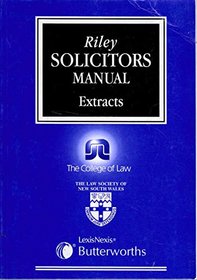 Riley Solicitor's Manual; Extracts