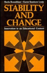 Stability and Change (Environment, Development, and Public Policy. Public Policy and Social Services)