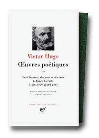 Hugo : Oeuvres potiques, tome 3 (French Edition)