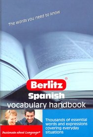 Berlitz Spanish Vocabulary Handbook (Berlitz Guides)