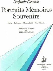 Portraits, memoires, souvenirs (Dimension) (French Edition)