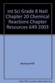 Int Sci Grade 8 Natl Chapter 20 Chemical Reactions Chapter Resources 649 2003