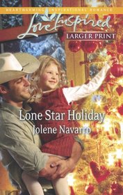 Lone Star Holiday (Clear Water, TX , Bk 1) (Love Inspired, No 810) (Larger Print)