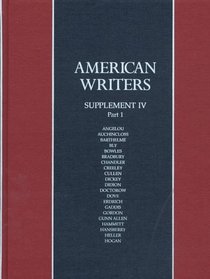 American Writers; A Collection of Literary Biographies; Supplement IV, Part 1, Maya Angelou to Linda Hogan