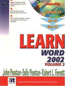 Learn Word 2002 (Volume II)