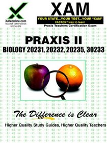 PRAXIS II Biology 20231, 20232, 20235, 30233 (Praxis II Teacher's XAM)