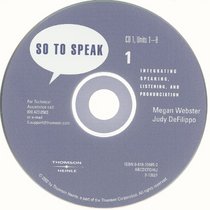 So to Speak Audio CD-ROM Level 1