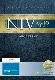 Zondervan NIV Study Bible, Large Print: Updated thumb indexed Edition
