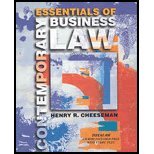 Essentials of Contemporary Business Law - Textbook Only