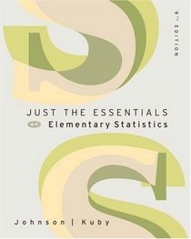 Just the Essentials of Elementary Statistics (with CD-ROM and InfoTrac)