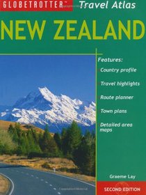 New Zealand Travel Atlas, 2nd (Globetrotter Travel Atlas)