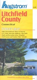 Hagstrom Litchfield County Connecticut: Street Map