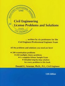 Civil Engineering License Problems and Solutions