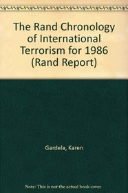 Rand Chronology of International Terrorism for 1986/R3890 (Rand Corporation//Rand Report)