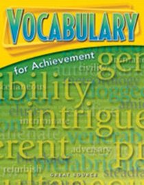 Vocabulary for Achievement: 2nd Course Prepack of 5