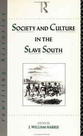 Society and Culture in the Slave South (Rewriting Histories)
