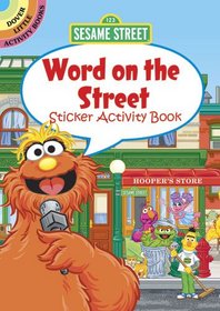 Sesame Street Word on the Street Sticker Activity Book (English and English Edition)