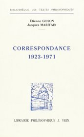 Correspondance, 1923-1971: Deux approches de l'etre (Bibliotheque des textes philosophiques) (French Edition)