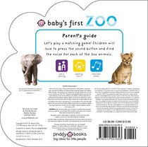 Baby's First Sound Book: Zoo: A sound book