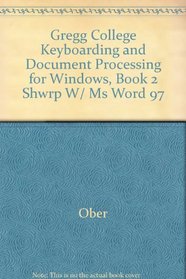 MS Word 97 Manual for College Keyboarding  Document Processing for Windows: Lessons 1-120