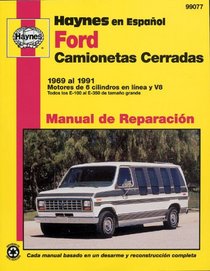Haynes Repair Manual: Ford Full-Size Van 69-91-Spanish Edition