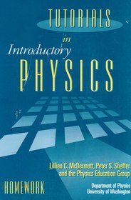 Tutorials in Introductory Physics: Homework
